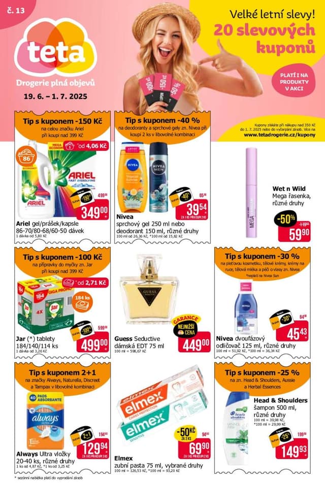 Teta drogerie leták 9. - 22.6.
